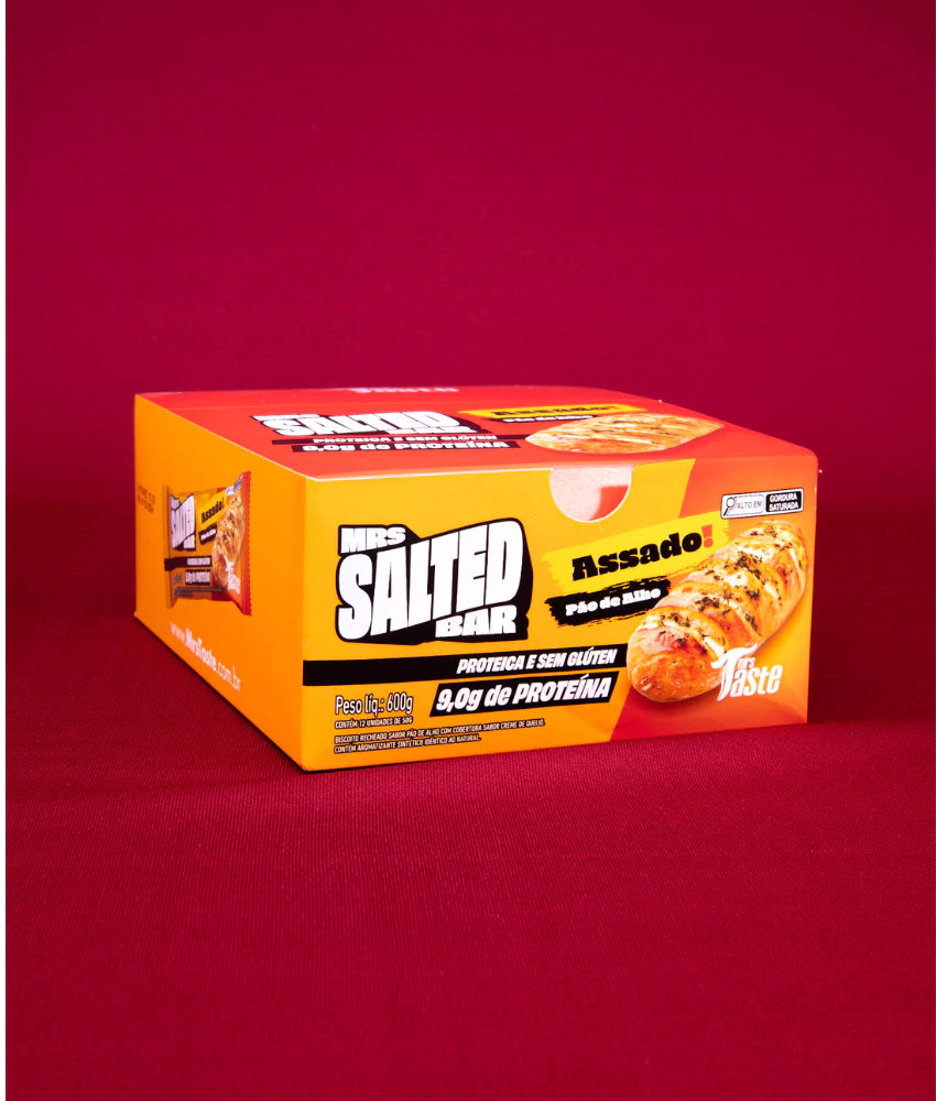 Display  (12 Units) – Taste Cookie Bar Salted Garlic Bread