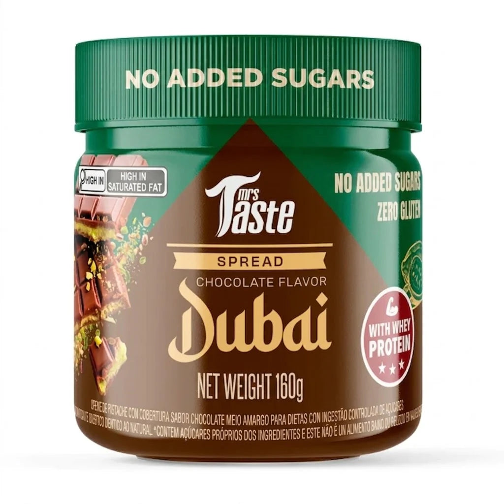 Dubai Chocolate Spread |Sugar-Free, Gluten-Free, High-Protein