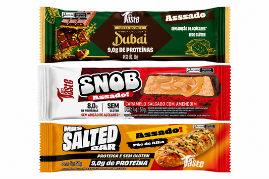Protein Cookie  Bar Variety Pack(12 units)  – 3 Flavours