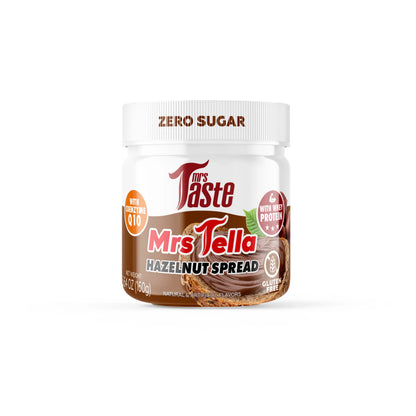 -COMING BACK SOON-MRS TELLA ( CHOCOLATE HAZELNUT ) | Sugar-Free, Gluten-Free, Protein & CoQ10 Boost