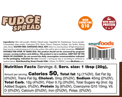 -COMING BACK SOON-Chocolate Fudge Spread| Sugar-Free, Gluten-Free-Protein & CoQ10 Boost