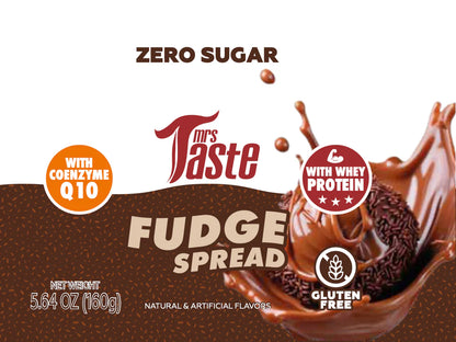 -COMING BACK SOON-Chocolate Fudge Spread| Sugar-Free, Gluten-Free-Protein & CoQ10 Boost
